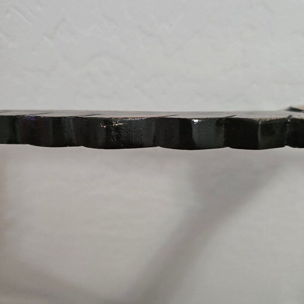 Hand Painted Owl Wooden Decorative Hanger Outstretched Wings Boho - Picture 10 of 13